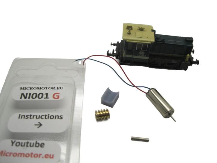 micromotor NI001G  motor ombouwset voor Ibertren Köf IV (ex, Hobby en Vrije tijd, Modeltreinen | N-Spoor, Gelijkstroom, Overige typen