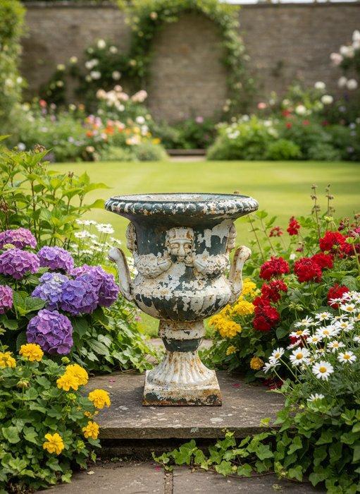 Vaas - gietijzer, Antiek en Kunst, Curiosa en Brocante