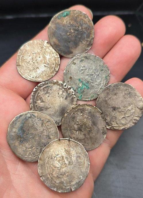 Tsjechië, Bohemen en Moravië. Wenceslaus IV. Lot of 8 coins:, Postzegels en Munten, Munten | Europa | Niet-Euromunten