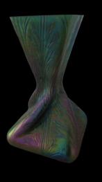 Kralik - Vase - verre iridescent - ART NOVEAU mod twist