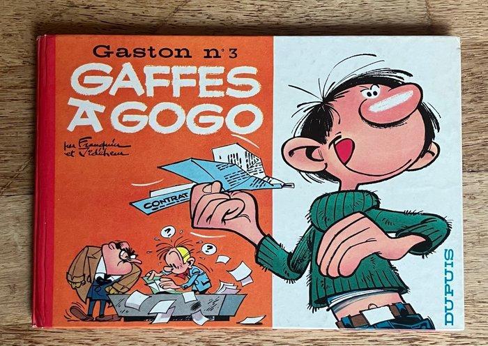 Gaston T3 - Gaffes à gogo - C - 1 Album - Eerste druk - 1964, Livres, BD