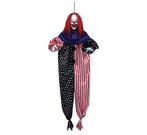 Halloween Hangdecoratie Clown Met Licht En Geluid 1,2m, Verzenden