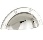 Schelpgreep Shell glans nikkel, Doe-het-zelf en Bouw, Nieuw, Overige materialen, Klink of Kruk