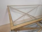 Maison & Edition - Salontafel - Naomie - Glas, Metaal, Nieuw