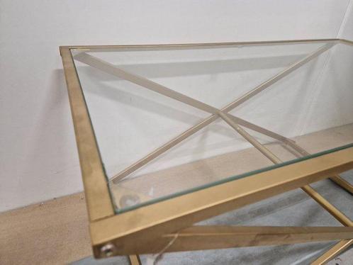 Maison & Edition - Salontafel - Naomie - Glas, Metaal, Huis en Inrichting, Overige Huis en Inrichting