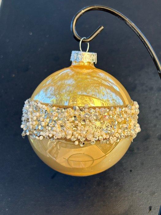 Esse Italia: mat gouden kerstballen met in het midden een, Diversen, Kerst