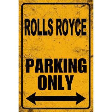 Wandbord reclamebord schild Rolls Royce bord, Verzenden, Huis en Inrichting