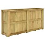vidaXL Plantenbak verhoogd 196x50x100 cm geïmpregneerd, Tuin en Terras, Bloempotten, Verzenden, Nieuw