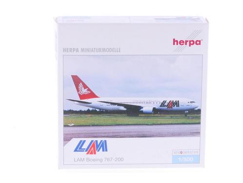 Schaal 1:500 Herpa 512770 LAM Boeing 767-200 Reg. C9-BAF..., Hobby en Vrije tijd, Modelbouw | Vliegtuigen en Helikopters, Gebruikt