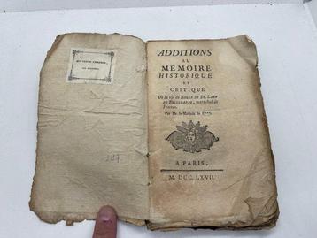 Joseph de Cambis marquis de Vellron - Additions au Mémoire