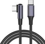 DrPhone UC1 USB C naar USB C - 100W 5A/20V - 90 graden haaks, Computers en Software, Verzenden, Nieuw