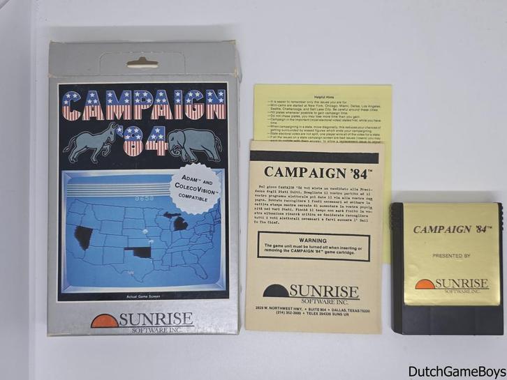 Colecovision - Sunrise - Campaign 84, Games en Spelcomputers, Spelcomputers | Overige, Gebruikt, Verzenden