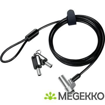 LogiLink NBS013 kabelslot Zwart, Zilver 1,8 m beschikbaar voor biedingen