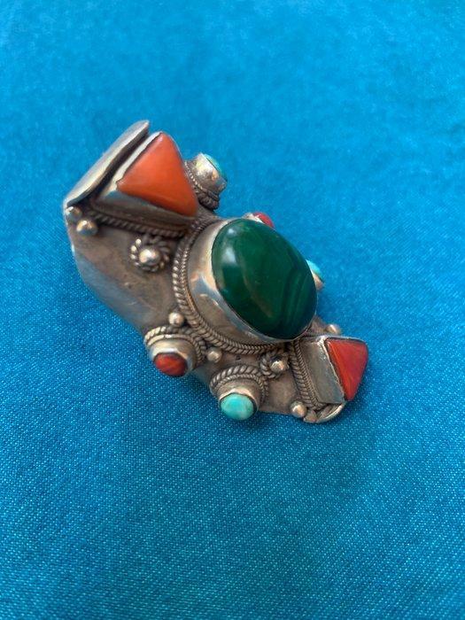 Zilver - Ring - zilveren ring, Antiek en Kunst, Kunst | Niet-Westerse kunst