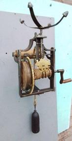 Antique drive mechanism Tourne broche of a spit -