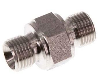 G 3/8'' RVS Borstnippel 400 Bar - Hydrauliek, Doe-het-zelf en Bouw, Overige Doe-Het-Zelf en Bouw, Verzenden