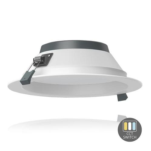 LED Downlight 3000K, 4000K of 5000K CCT-Switch 19W IP22 Wit, Huis en Inrichting, Lampen | Overige, Nieuw, Verzenden