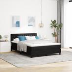vidaXL Boxspringbed met Matras Zwart 140x200 cm Velvet, Huis en Inrichting, Slaapkamer | Bedden, Verzenden, Nieuw
