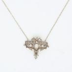 .800/1000 Zilver. Parel & Glas - Halsketting