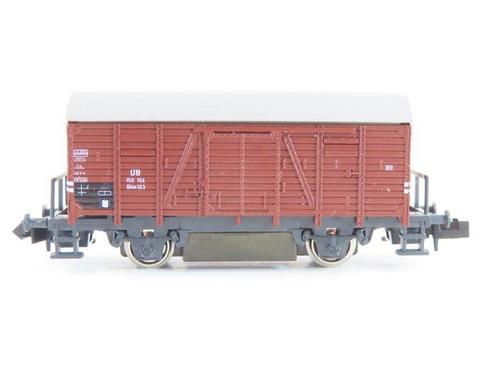 Minitrix N - 15295 - Autorail (1) - Véhicule de fret fermé, Hobby en Vrije tijd, Modeltreinen | N-Spoor