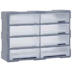 vidaXL Organiser met 8 grote lades 52x16x37 cm, Verzenden, Nieuw