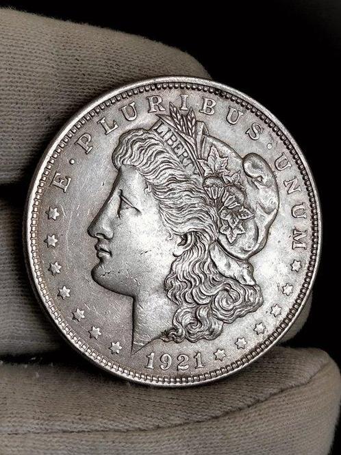 États-Unis. Morgan Dollar 1921  (Sans Prix de Réserve), Postzegels en Munten, Munten | Europa | Niet-Euromunten