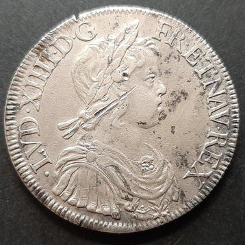 France. Louis XIV (1643-1715). Ecu 1644-A, Paris beschikbaar voor biedingen