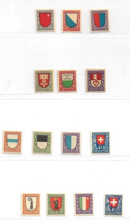 Zwitserland 1909/1957 - Zeldzaam assortiment van P/A,, Postzegels en Munten, Postzegels | Europa | België