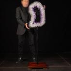 Uitzonderlijke amethist-geode, in secties gesneden - Diep