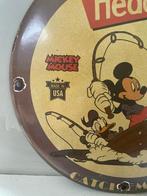 Heddon - Mickey Fishing - Emaille bord - Emaille, Nieuw