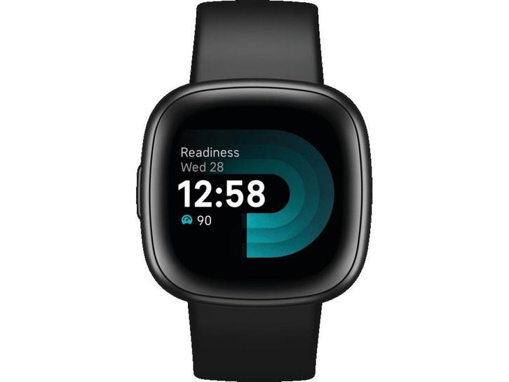 Fitbit Versa 4 - Smartwatch - 40+ trainingsmodi GPS 50m, Handtassen en Accessoires, Smartwatches, Zo goed als nieuw, Verzenden