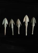 Âge du bronze Bronze Groupe Petite Flèche Barbelée (5) (Sans, Antiquités & Art