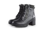 Mustang Veterboots in maat 38 Zwart | 5% extra korting, Verzenden, Zwart, Overige typen, Zo goed als nieuw