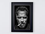 Arnold Schwarzenegger (with cigar) - Luxury Wooden Framed