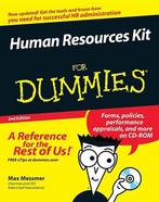 Human Resources Kit For Dummies 9780470049303 Harold Messner, Verzenden, Harold Messner