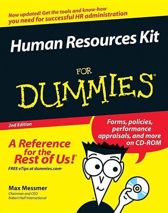 Human Resources Kit For Dummies 9780470049303 Harold Messner, Boeken, Taal | Engels, Gelezen, Verzenden