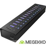 ICY BOX IB-AC6113 13-Port USB 3.0 Hub, Computers en Software, Verzenden, Nieuw