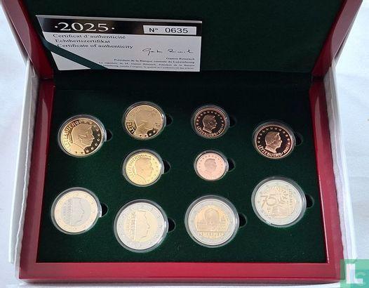 Luxemburg jaarset 2025 (PROOF - met muntteken D op 2 euro..., Timbres & Monnaies, Monnaies | Europe | Monnaies euro, Envoi