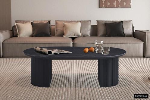 Lagos salontafel ovaal, kleur donkerbruin (nieuw, outlet), Huis en Inrichting, Tafels | Salontafels, Nieuw, Overige materialen