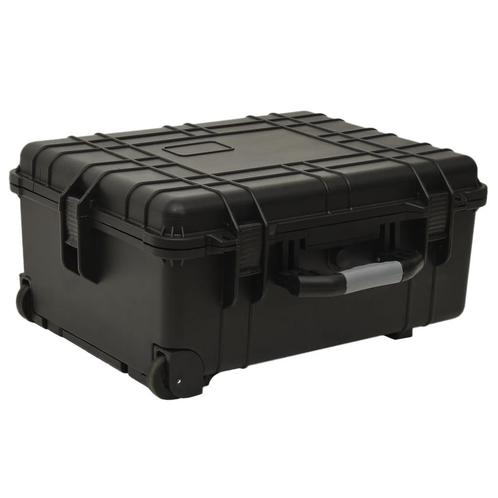 vidaXL Flightcase op wieltjes 58x45x27 cm PP zwart, Audio, Tv en Foto, Foto | Cameratassen, Nieuw, Verzenden