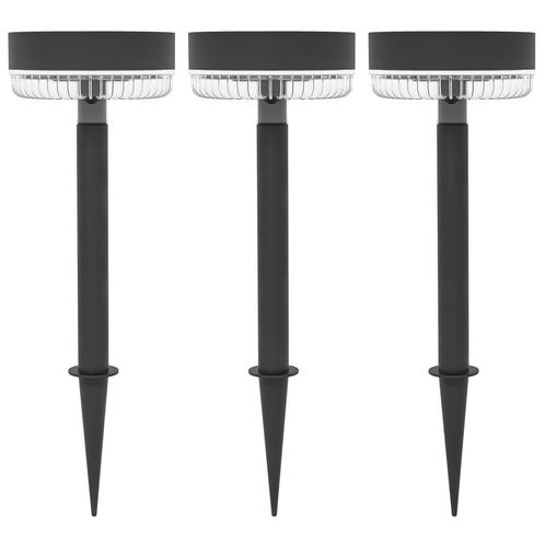 Zonnelampen - Warm Wit Licht - IP65 Waterdicht - Zwart, Tuin en Terras, Buitenverlichting, Nieuw, Ophalen of Verzenden