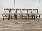 Chaise (6) - Chaises de salle à manger en hêtre avec assise