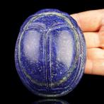 Egyptische scarabee in lapis lazuli – symbool van, Nieuw