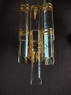 Wandlamp (2) - Kristal, Metaal - Paar vintage wandlampen, Antiquités & Art