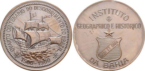 Brons medaille 1900 Brasilien:, Postzegels en Munten, Munten | Amerika, Verzenden