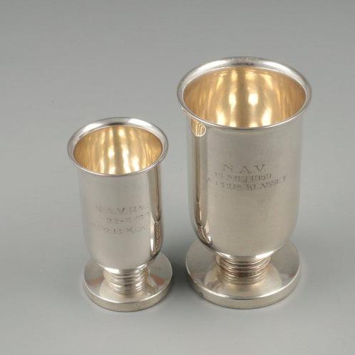 Koninklijke Begeer - Bokaal (2) - .833 zilver, .835 zilver, Antiek en Kunst, Antiek | Zilver en Goud