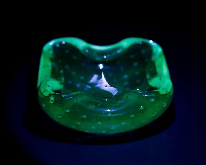 Vintage - Bullicante - Schotel - Muranoglas, Uraniumglas -, Antiek en Kunst, Antiek | Glaswerk en Kristal