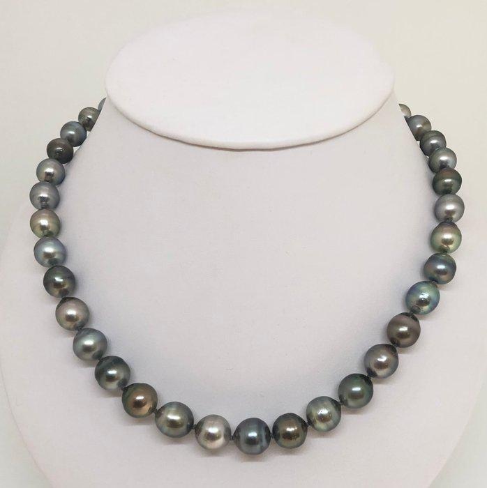 Kralensnoer Tahitian Baroque Pearls - gesp op zilver 925, Handtassen en Accessoires, Antieke sieraden