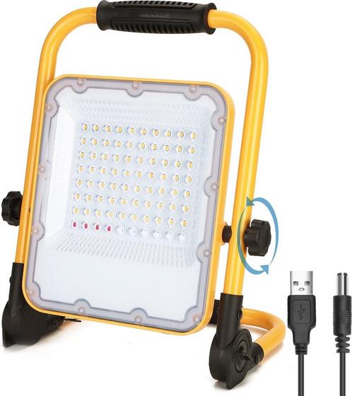 Aigostar LED Bouwlamp - IP65 spatwaterdicht - 50W - 1400 Lum, Doe-het-zelf en Bouw, Gereedschap | Overige machines, Verzenden