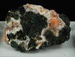 Thomsoniet Kristallen op matrix - Hoogte: 55 mm - Breedte:, Verzamelen, Mineralen en Fossielen